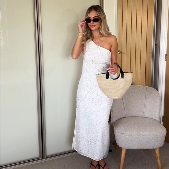 Zara Dresses & Skirts - New year sale NWT ZARA  Vacation EMBROIDERED ASYMMETRIC
DRESS S
🚨PRICE FIRM